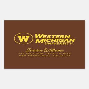 Western Michigan University Rectangular Sticker
