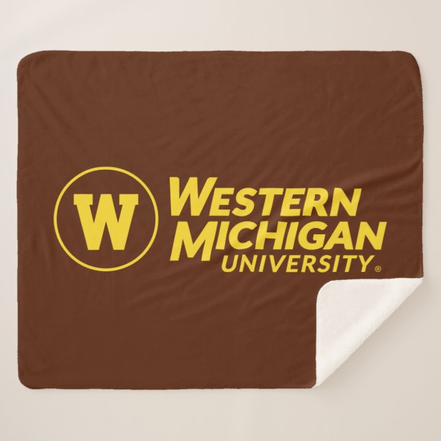 Western Michigan University Sherpa Blanket (Front (Horizontal))