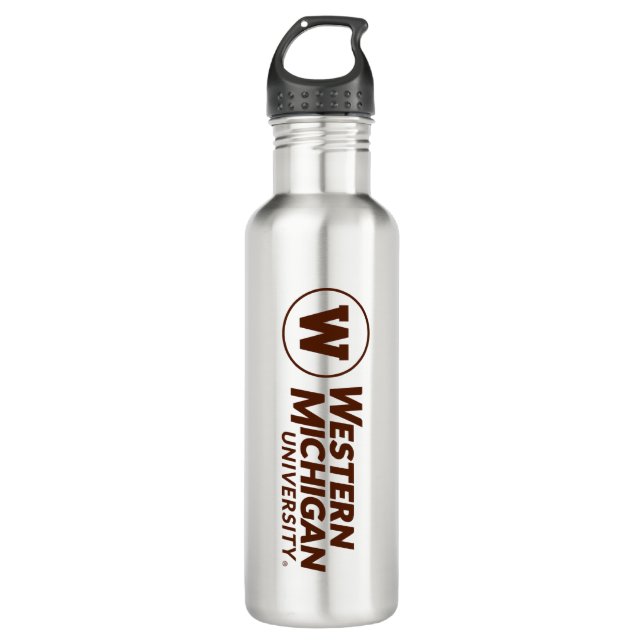 Western Michigan University Stainless Steel Water Bottle (Front)