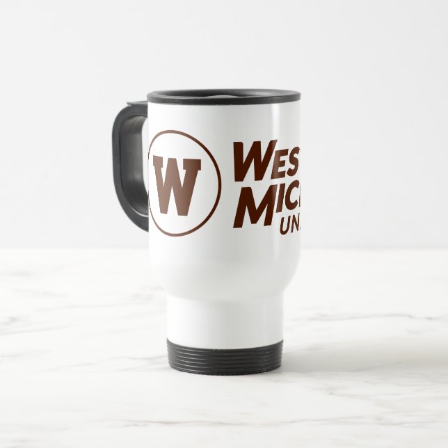 Western Michigan University Travel Mug (Front Left)