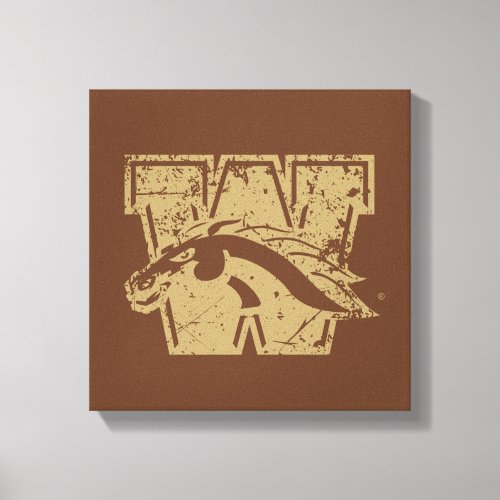 Western Michigan University Vintage Canvas Print