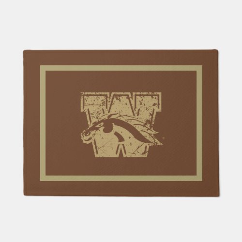 Western Michigan University Vintage Doormat