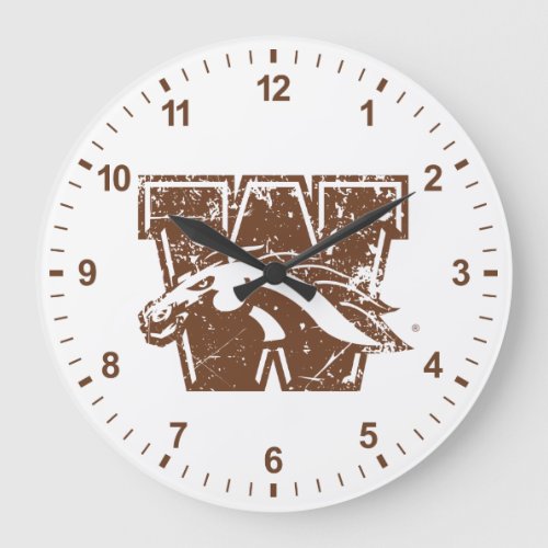 Western Michigan University Vintage Large Clock