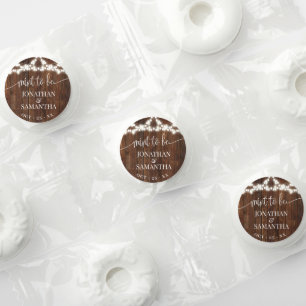 Western Mint to be Rustic Country Wedding Life Saver® Mints