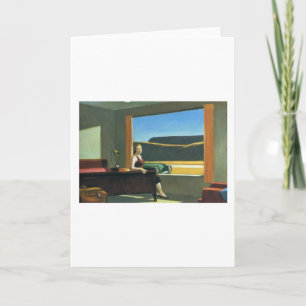 Western Motel - Edward Hopper Card
