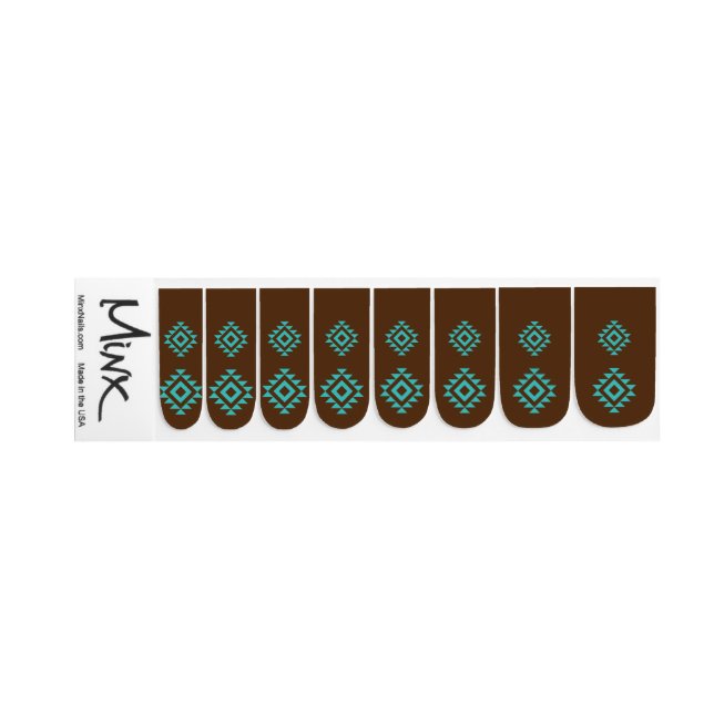 Western nails rodeo cowgirl simple matching nails minx nail art (Left Hand)