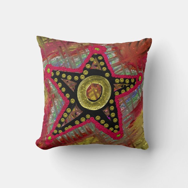 Western Name Initial Personalized Pillow (Front)