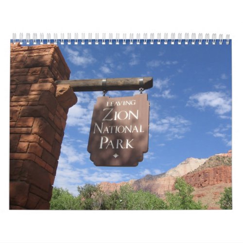 Western National Parks Calendar
