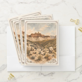 Western National Parks Custom Road Trip Pocket Folder