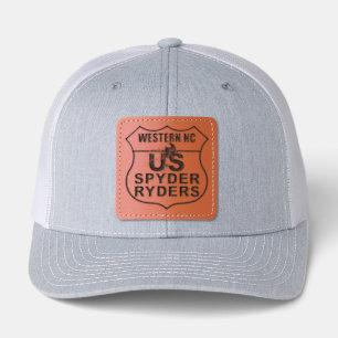 Western NC Chapter - Leather Patch Hat 02