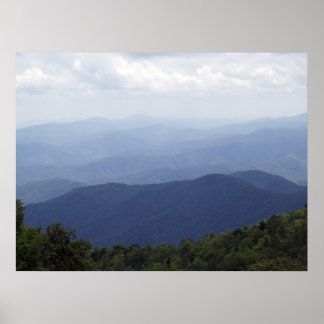Western NC Mountains 3 Poster
