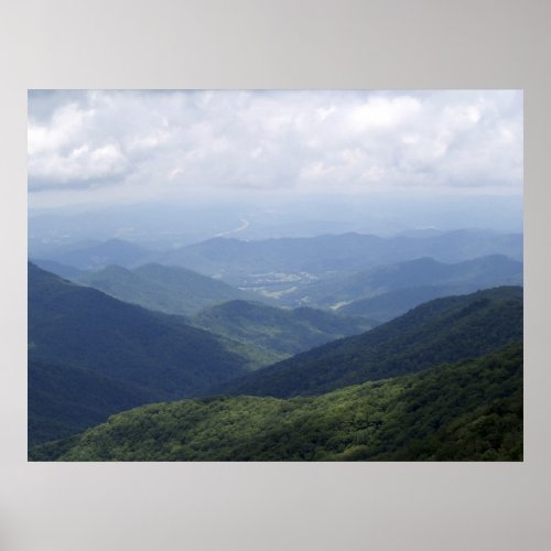 Western NC Mountains Poster