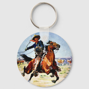 Western Nostalgia Keychain