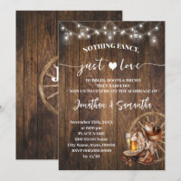 Western Nothing Fancy Just Love Elopement Wedding