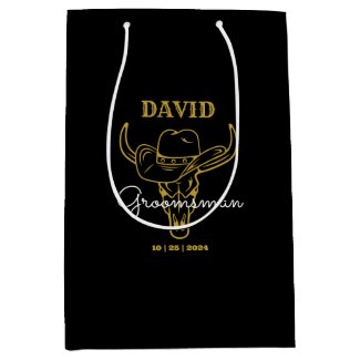 Western Old Frontier Cowboy Personalized Groomsmen