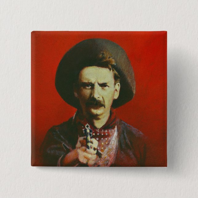 Western Outlaw Button (Front)