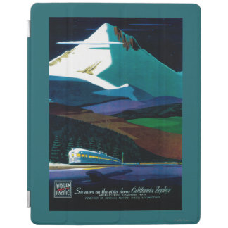 Western Pacific California Zephyr Vintage Poster iPad Smart Cover