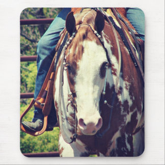 Western Paint Horse Mouse Pad