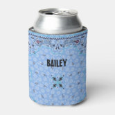 12 oz. Can Cooler Red Bandana