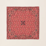 Western Paisley Red Bandana Print Cowgirl Scarf<br><div class="desc">Western Paisley Bandana</div>