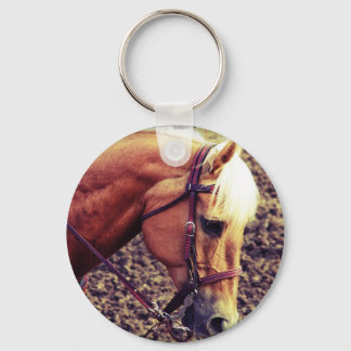 Western Palomino Keychain