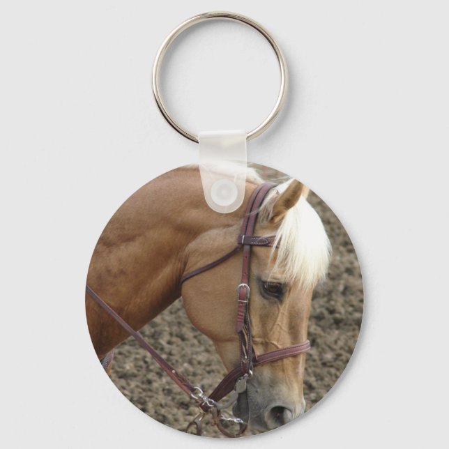 Western  Palomino Keychain (Front)
