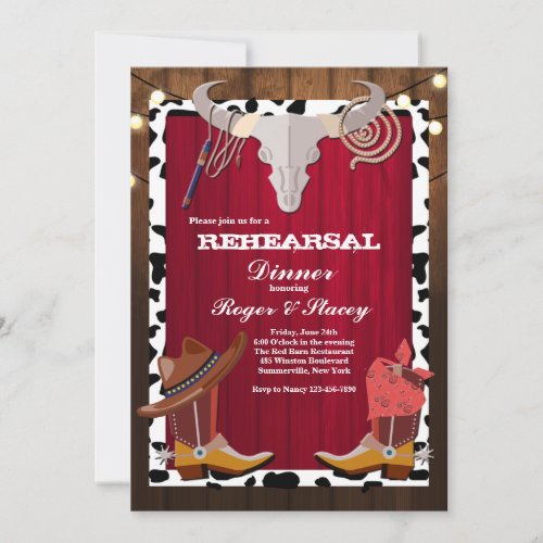 Western Party Invitation