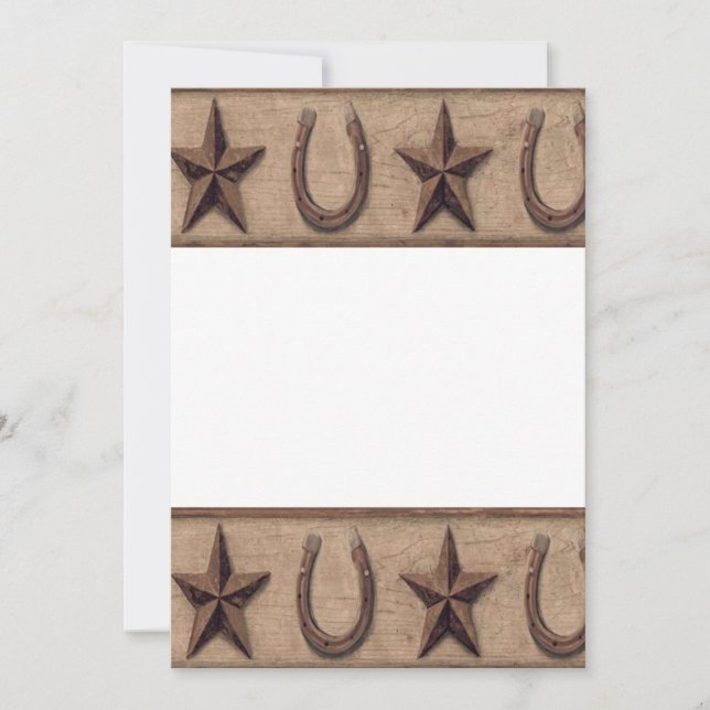 western party invitations (Front)