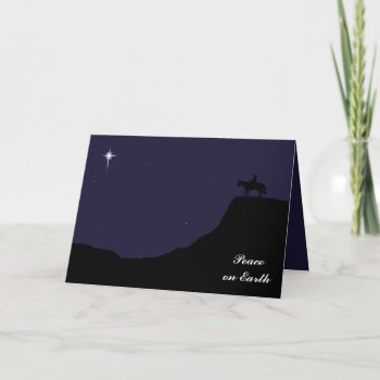 Western Peace On Earth Christmas Card by bubbasbunkhouse at Zazzle