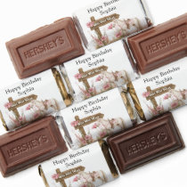 Western Pink Cowgirl Wild West Horse Birthday Hershey's Miniatures