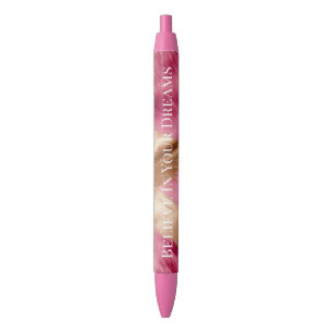 Western Pink Gold Cowgirl Cowhide Pen