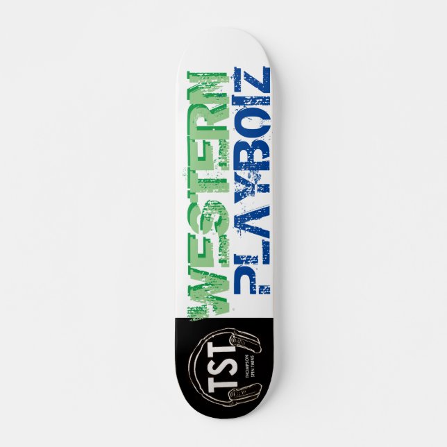 WESTERN PLAYBOIZ / JMT SKATERBOARDS / IPIX SKATEBOARD (Front)