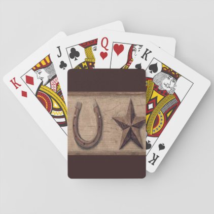 western playing cards