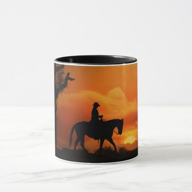 Western Pleasure Horse and Rider Mug (Center)