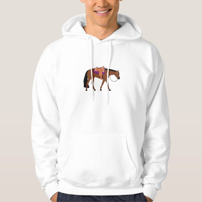 Western Pleasure Horse Hoodie (Front)