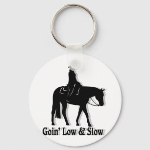 Western Pleasure Horse Low and Slow Keychain