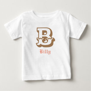 Western pride Personalized Monogram Baby T-Shirt
