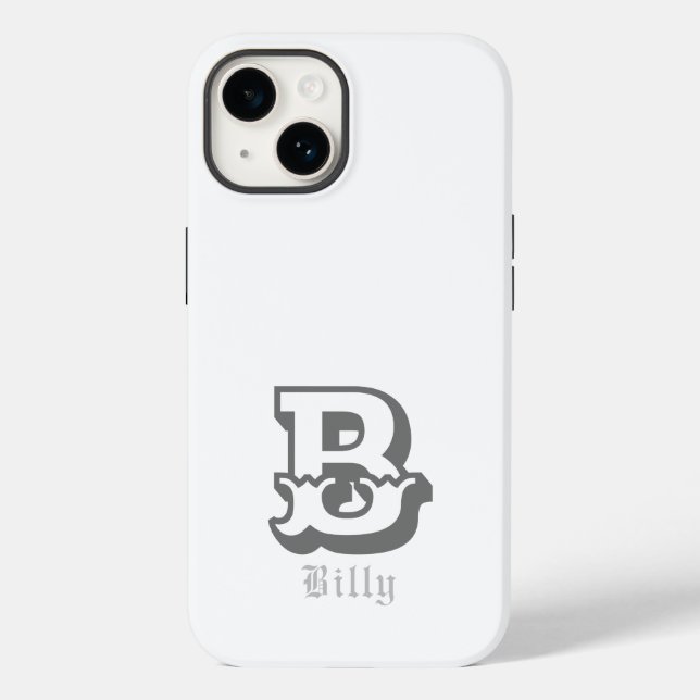 Western pride Personalized Monogram Case-Mate iPhone Case (Back)