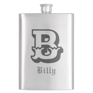 Western pride Personalized Monogram Flask