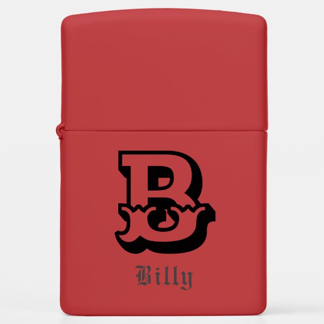 Western pride Personalized Monogram Zippo Lighter (Front)