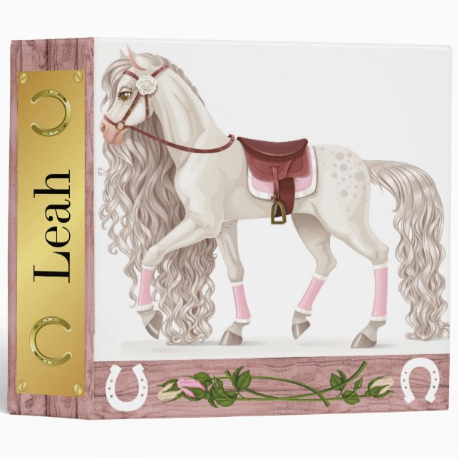 Western Princess Pony Binder (Front/Spine)