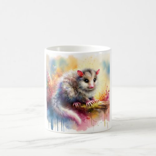 Western Pygmy Possum in Colorful Serenity AREF768  Coffee Mug