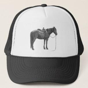 Western quarter horse trucker hat
