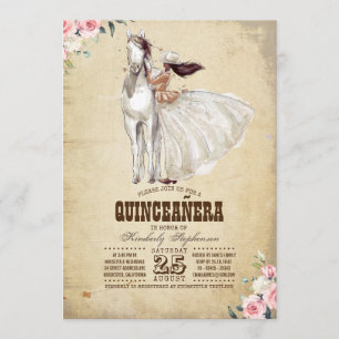 Western Quinceañera - 15th Birthday Invitation