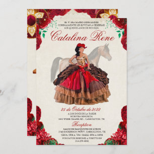 Western Quinceanera Quince Anos Invitation