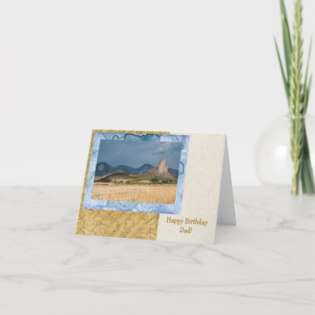 Western Ranch Birthday Card for Dad (Front)