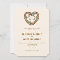 Western Ranch Country Monogram All in One Wedding 