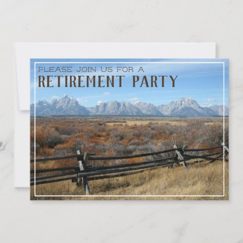 Western Ranch Retirement Party Invitation