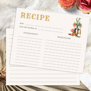 Western Recipe Card
