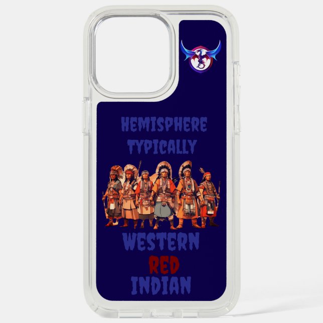 Western Red Indian Fighters Of Courage Unity -  Speck iPhone Case (Front)